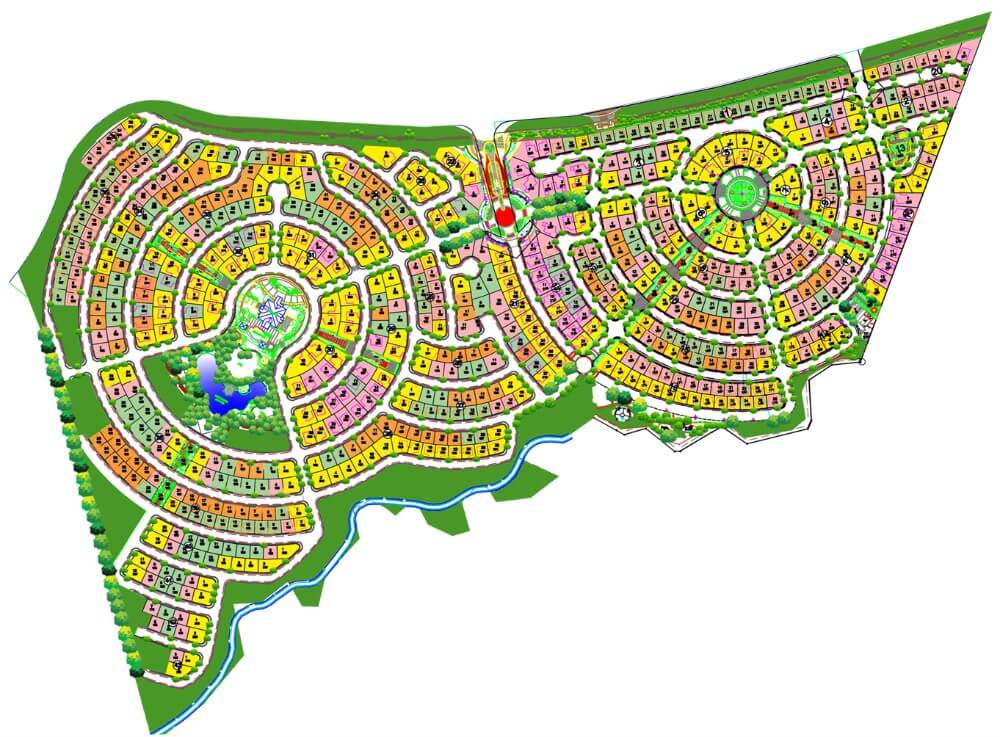 Pramana Residential Park master plan map