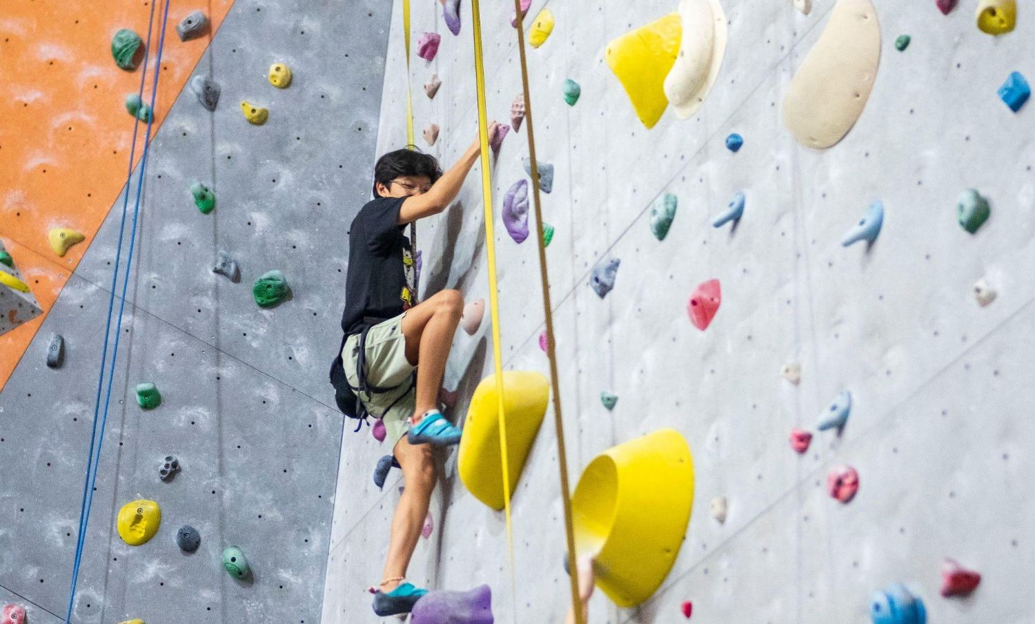 Climb Central boasts of 750-square-meter wall climbing space