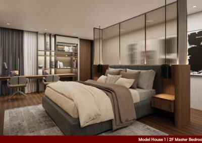 model house 1 - master bedroom