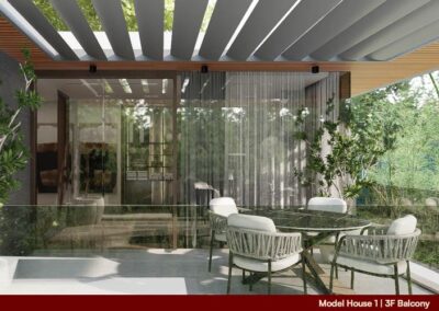 model house 1 - balcony